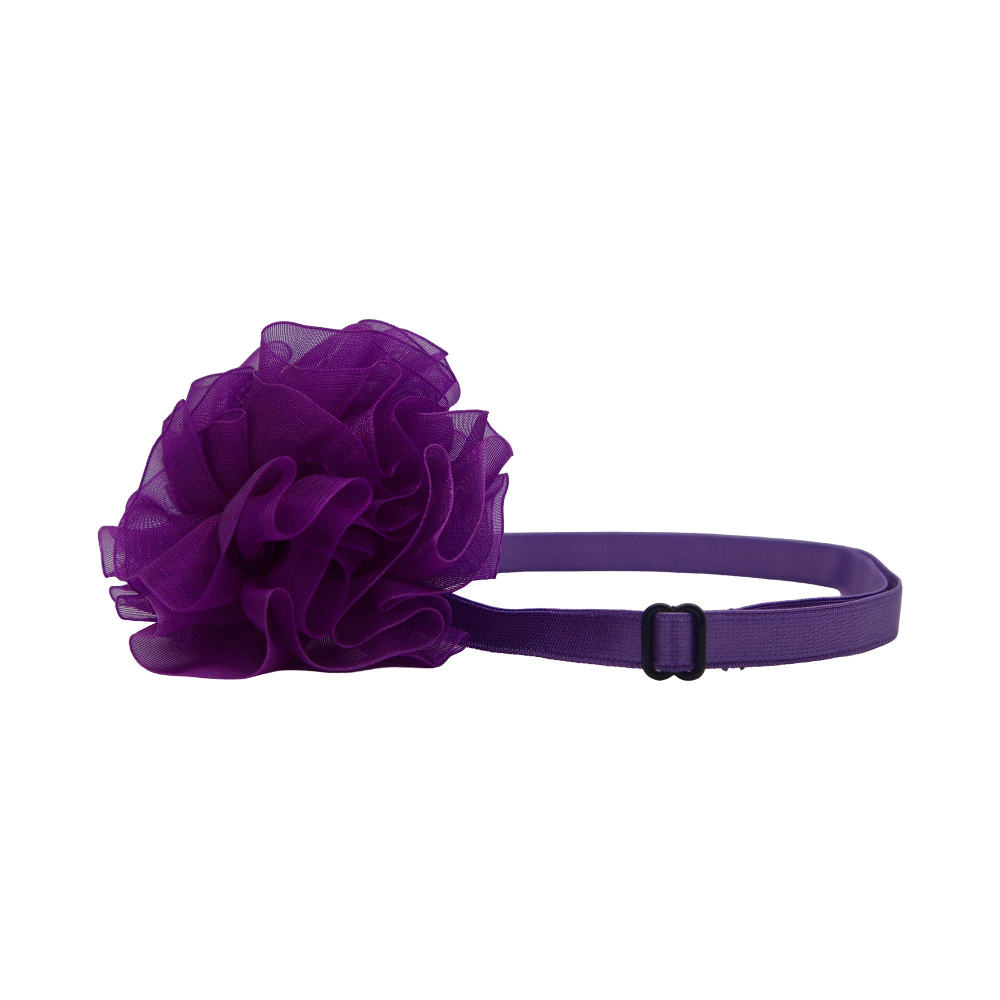 Dog Flower Bow - Violet