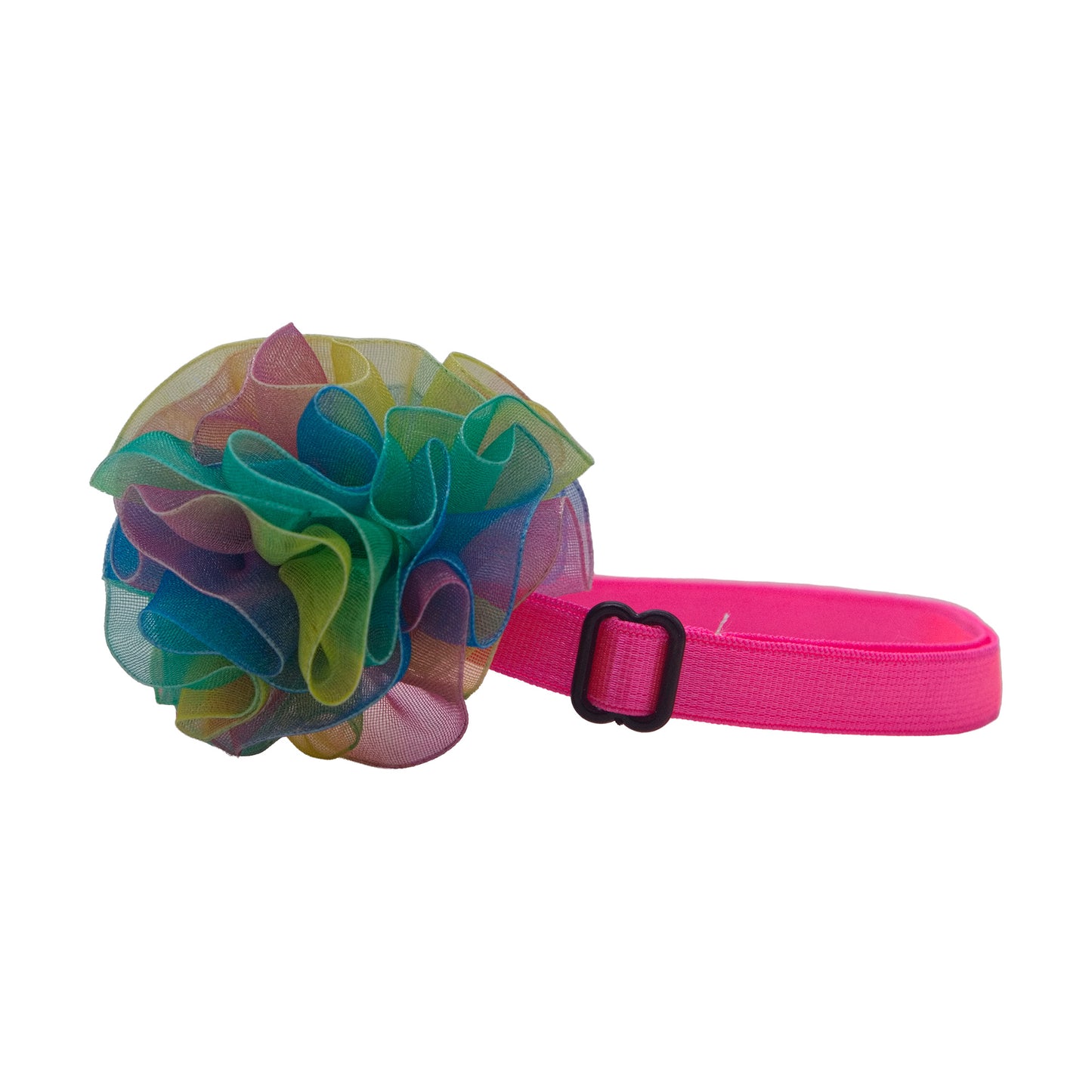 Dog Flower Bow - Rainbow