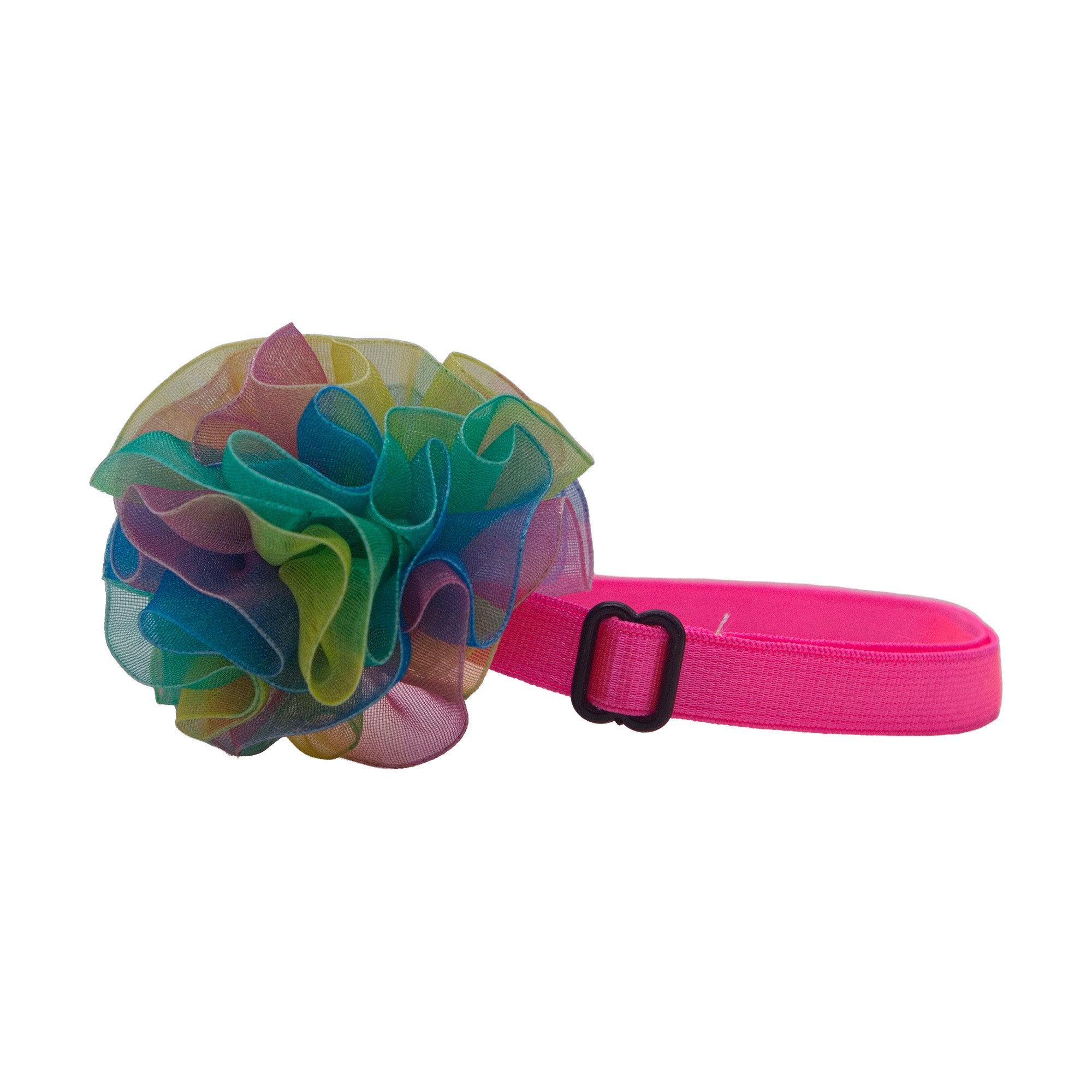 Dog Flower Bow - Rainbow