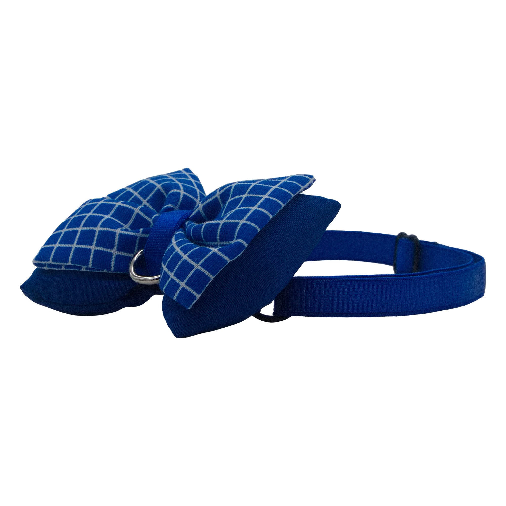 Dog Bow Tie - Blue Plaid