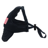Black American Flag Dog Hat