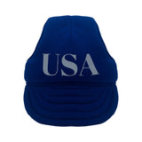 Blue USA Dog Hat