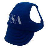 Blue USA Dog Hat