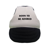 Born to Be Adored Dog Hat - Black & Beige
