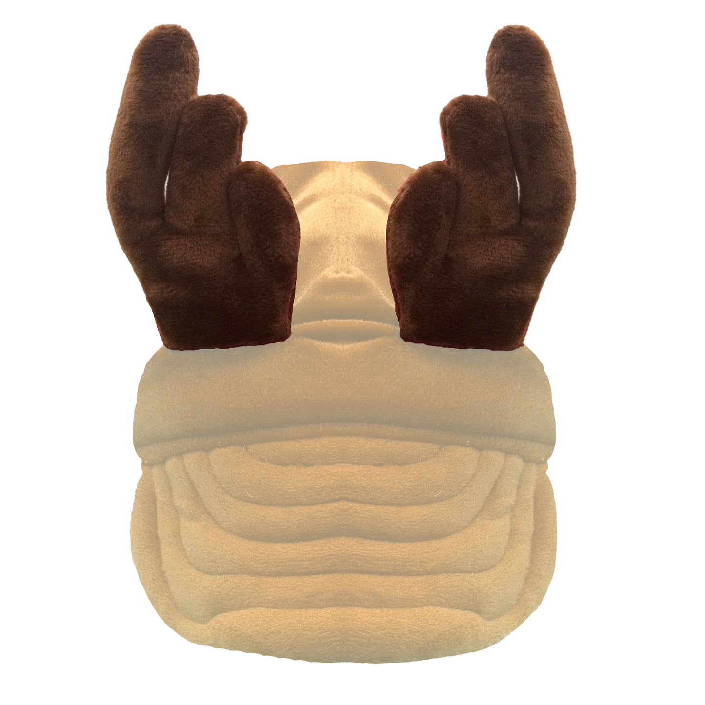 Beige Christmas Reindeer Dog Hat