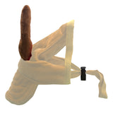 Beige Christmas Reindeer Dog Hat