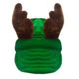Green Christmas Reindeer Dog Hat