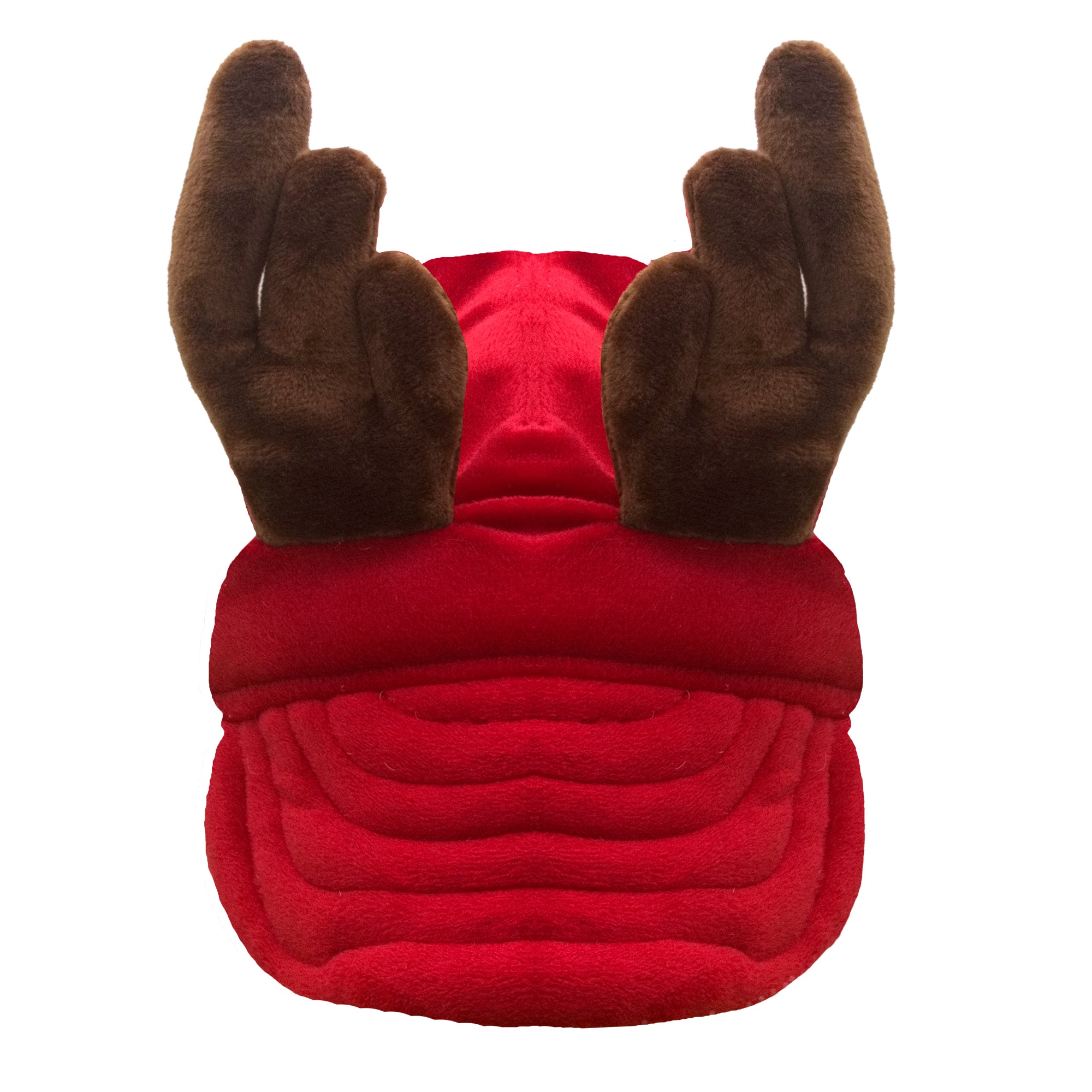 Red Christmas Reindeer Dog Hat