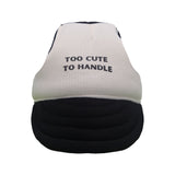 Too Cute to Handle Dog Hat - Black & Beige