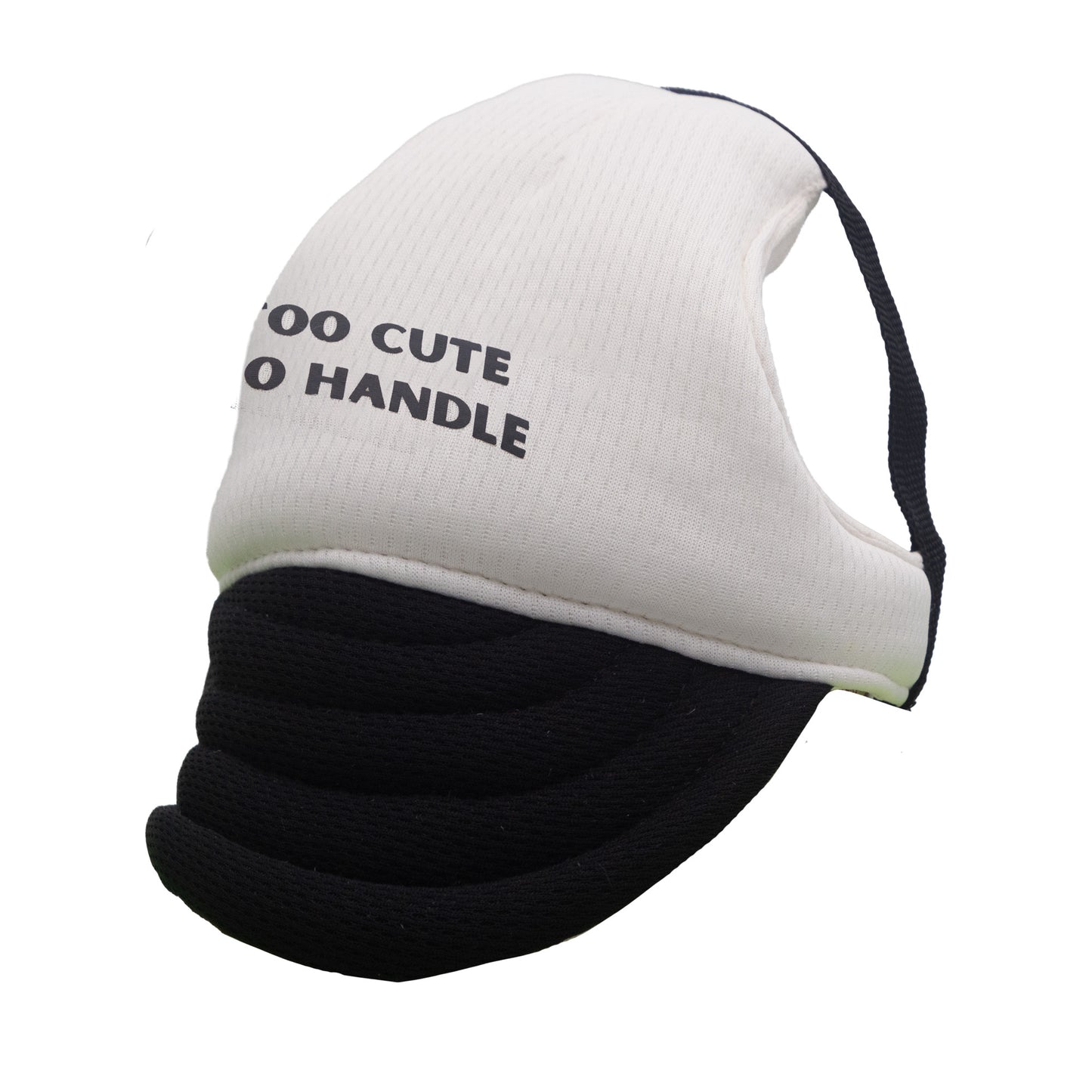 Too Cute to Handle Dog Hat - Black & Beige