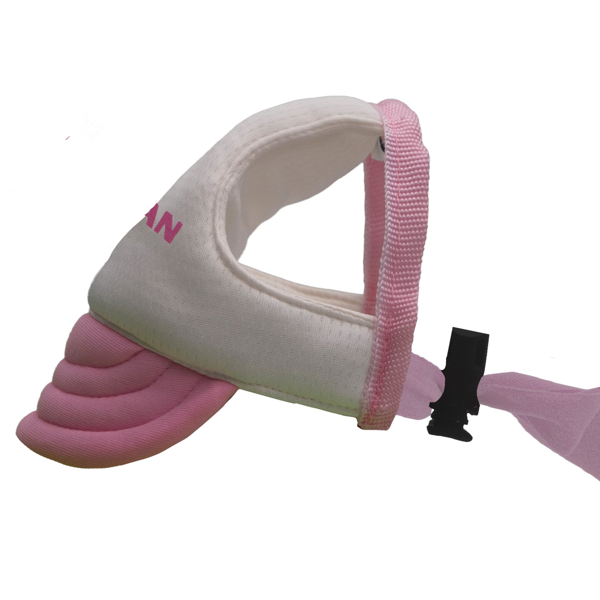 Yes, You Can Pet Me Dog Hat - Pink & Beige