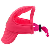 Fuchsia Rainbow Flower Dog Hat