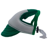 Green and White Dog Hat