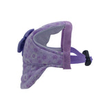 Light Purple Flowers with Bow Dog Hat