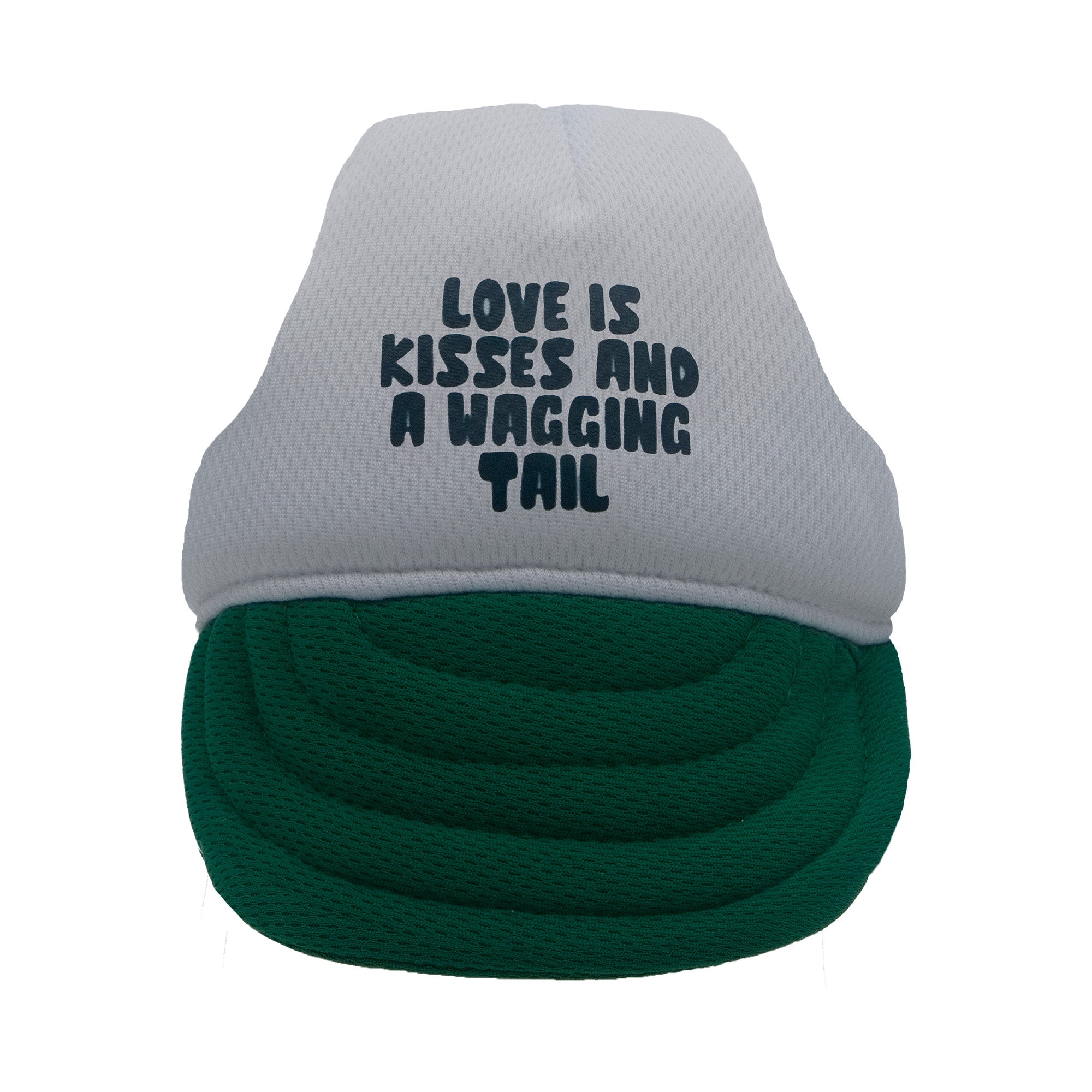 Love is Kisses and a Wagging Tail Dog Hat