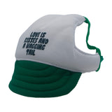 Love is Kisses and a Wagging Tail Dog Hat
