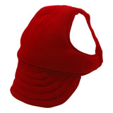 Plain Red Dog Hat