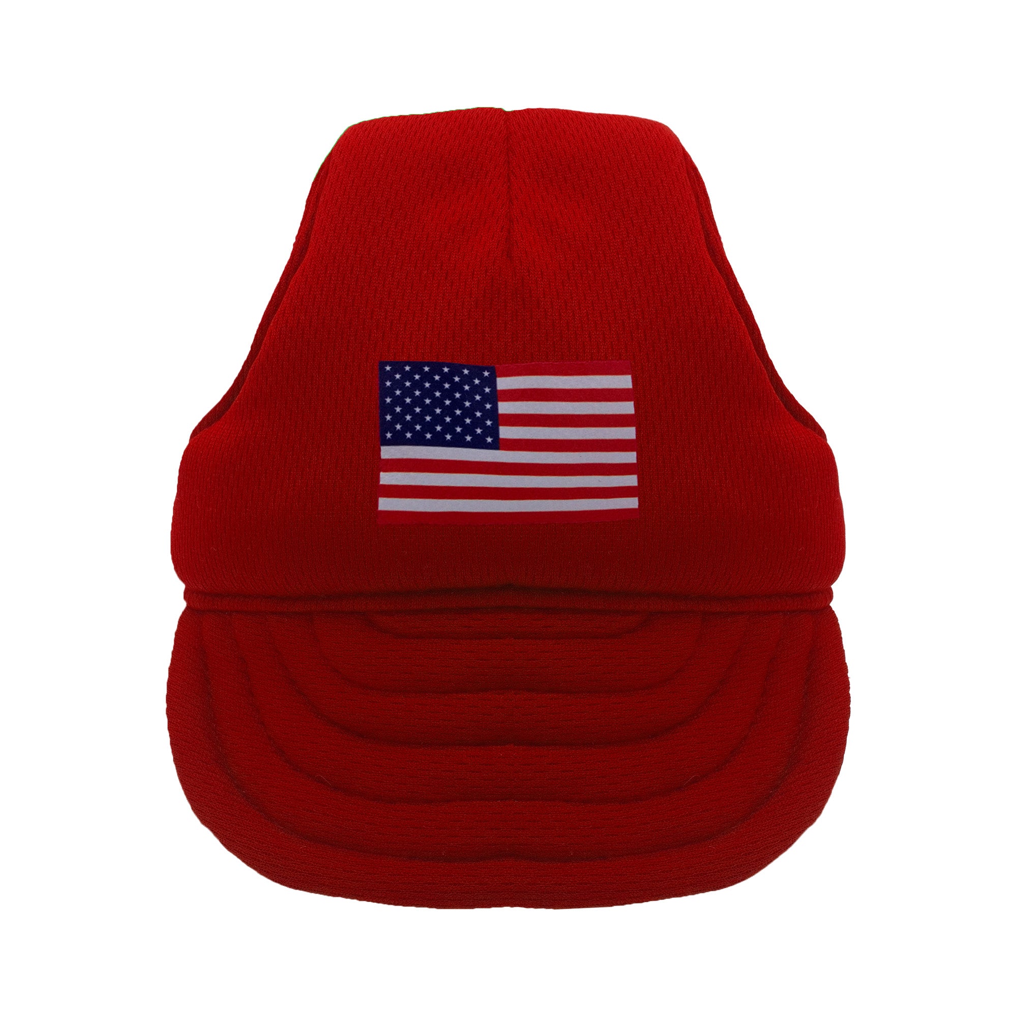 Red American Flag Dog Hat