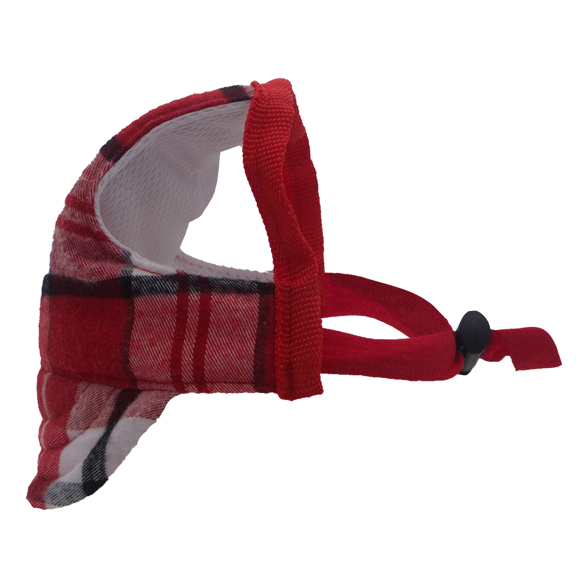 Red Plaid Dog Hat