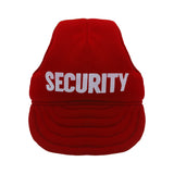Red Security Dog Hat