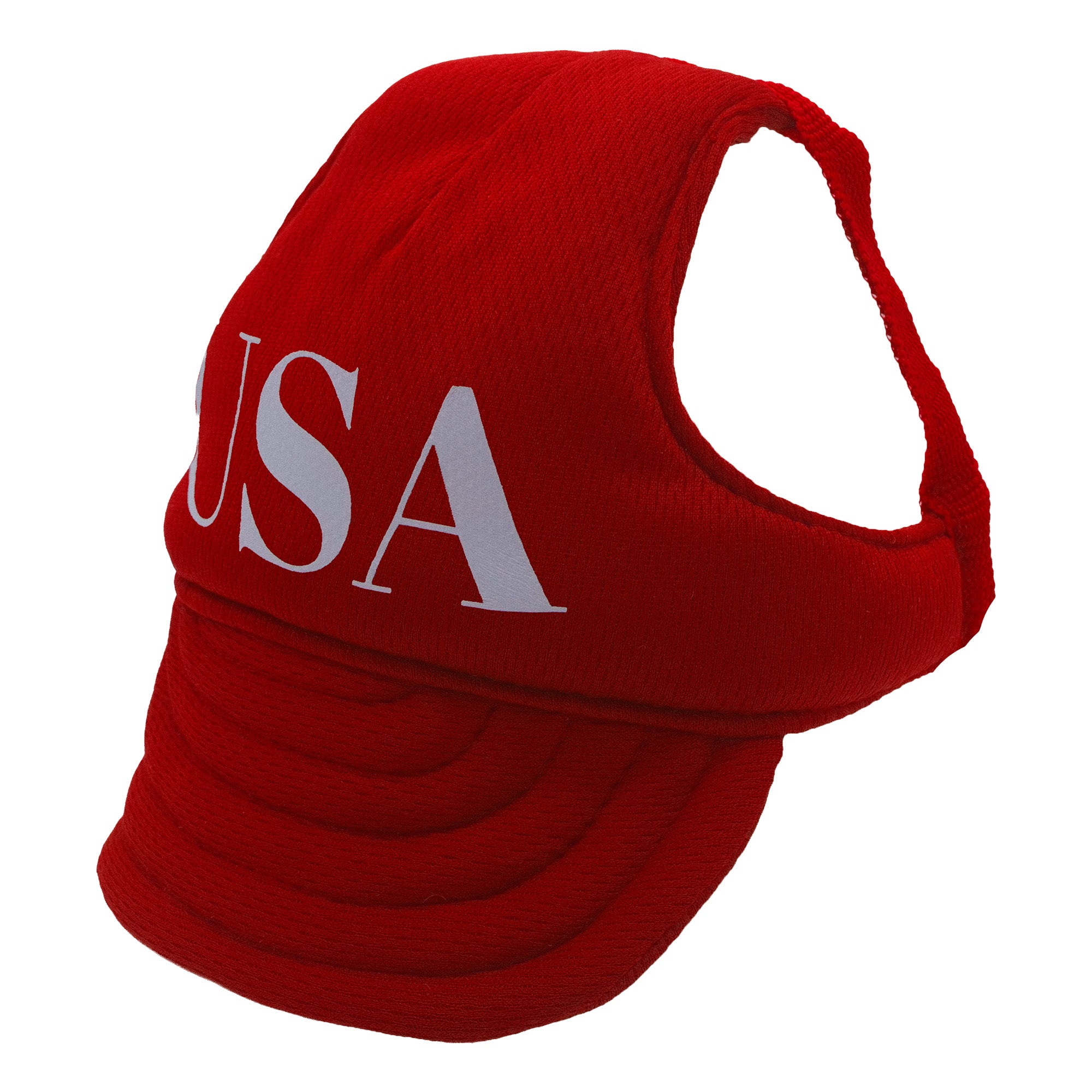 Red USA Dog Hat